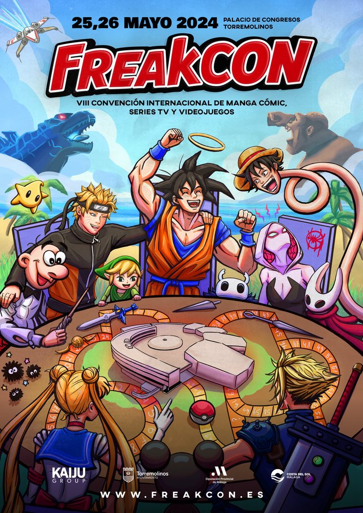 Cartel de FreakCon 2024, VIII edición: 25 y 26 de mayo en el Palacio de Congresos de Torremolinos